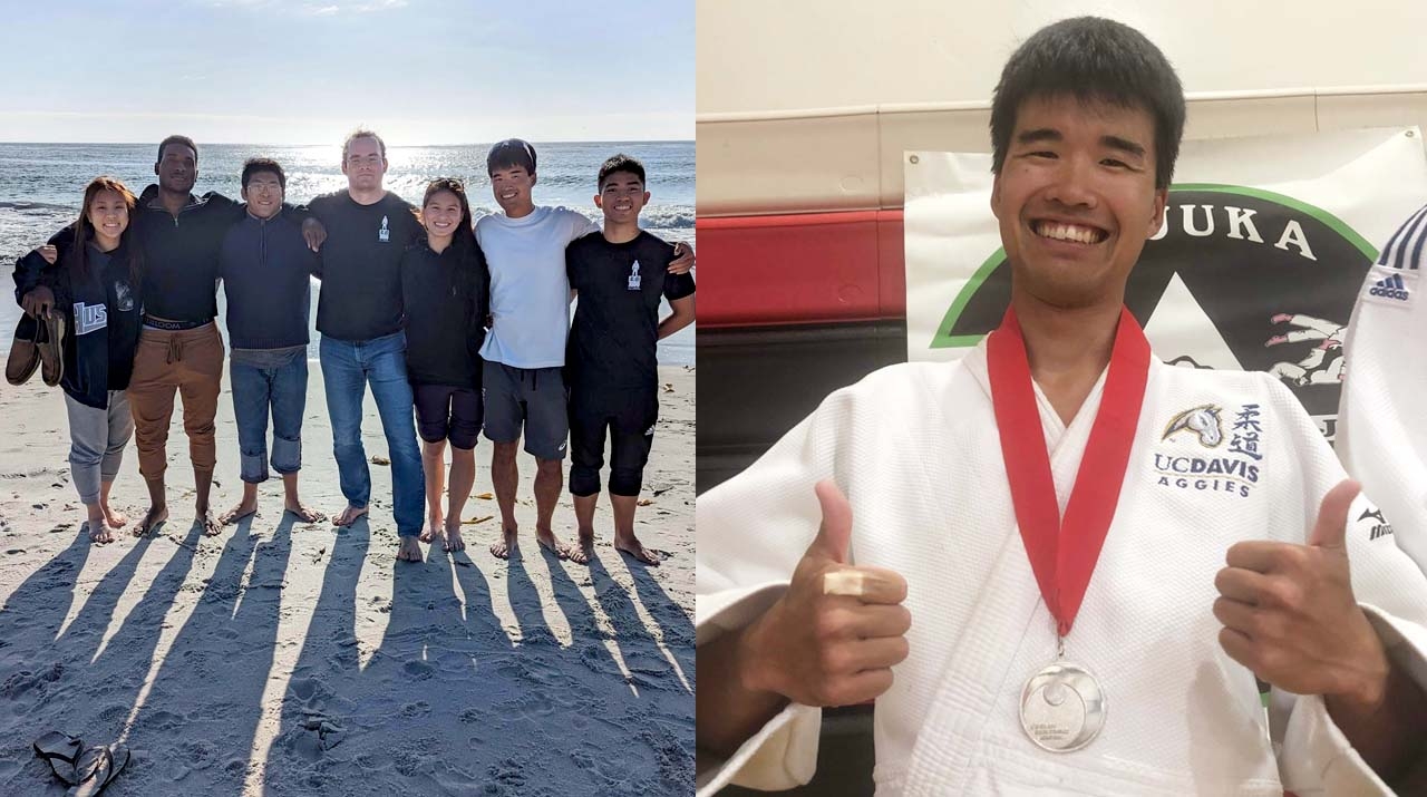 California study trip: Cross-cultural exchange, 2nd place in judo tournament