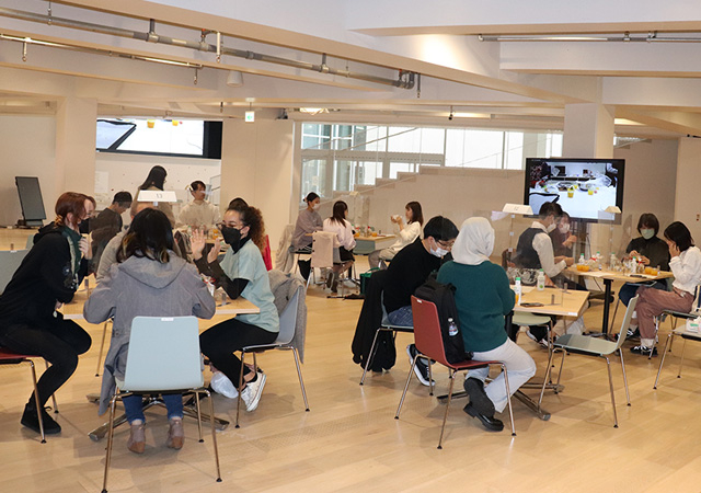 Participants during tasting session