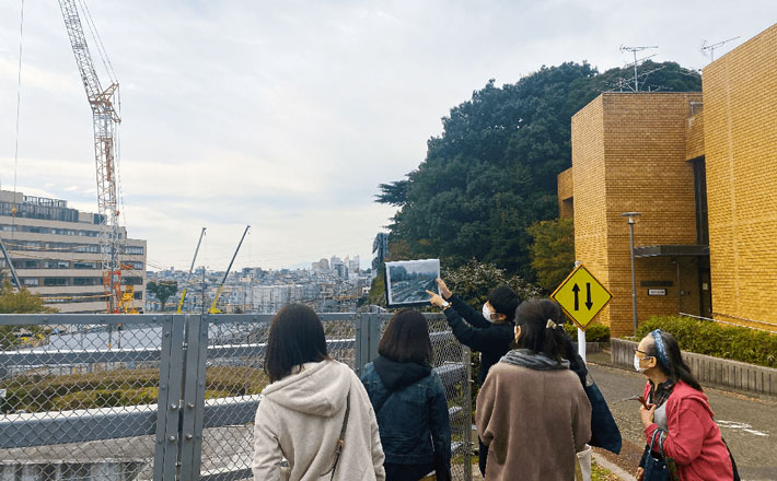 Tour of history of Ookayama Station