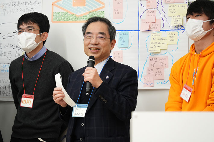 President Tanaka of Tokyo Medical and Dental University