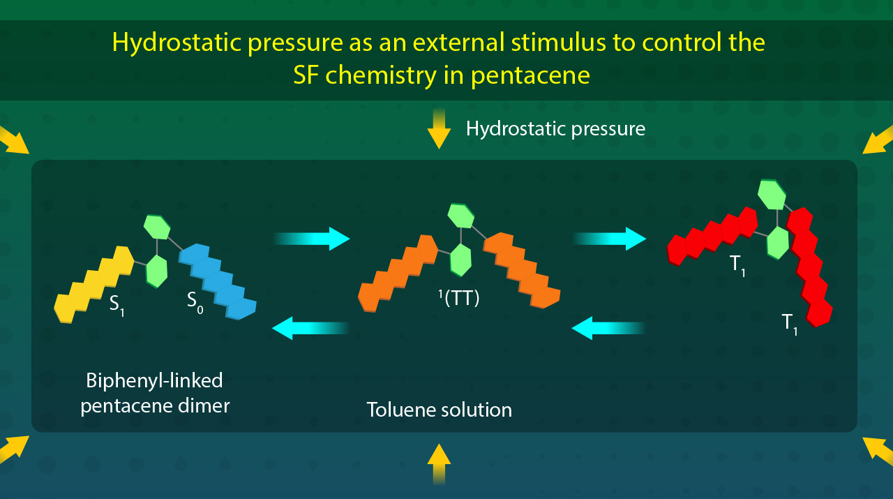 Pressure-Based Control Enables Tunable Singlet Fission Materials for Efficient Photoconversion