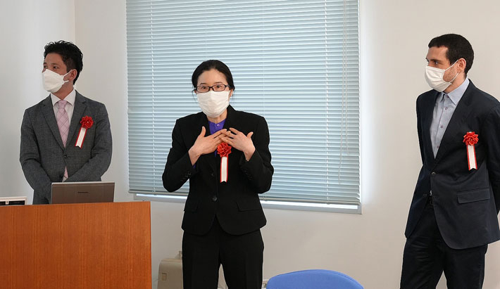 (left to right) Associate Professor Takuya Oki (Representative), Associate Professor Mariko Anno, Assistant Professor KAHLON Yuval
