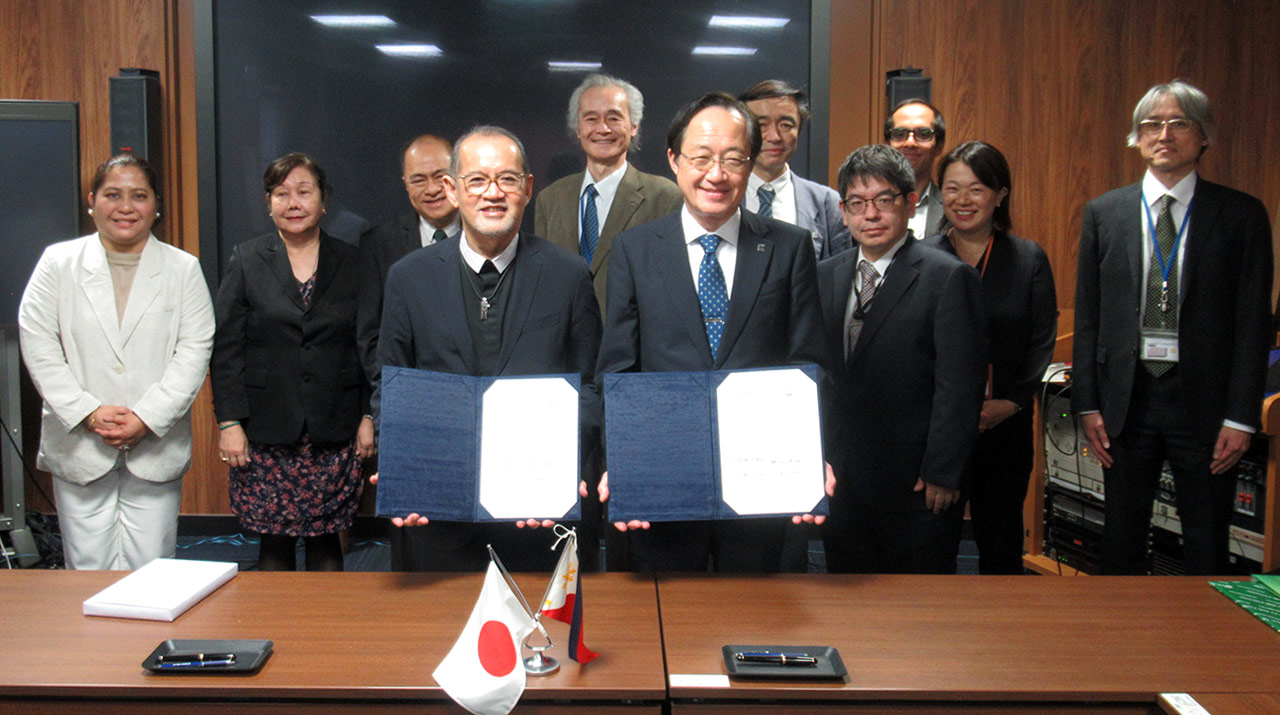 President of De La Salle University Visits Tokyo Tech