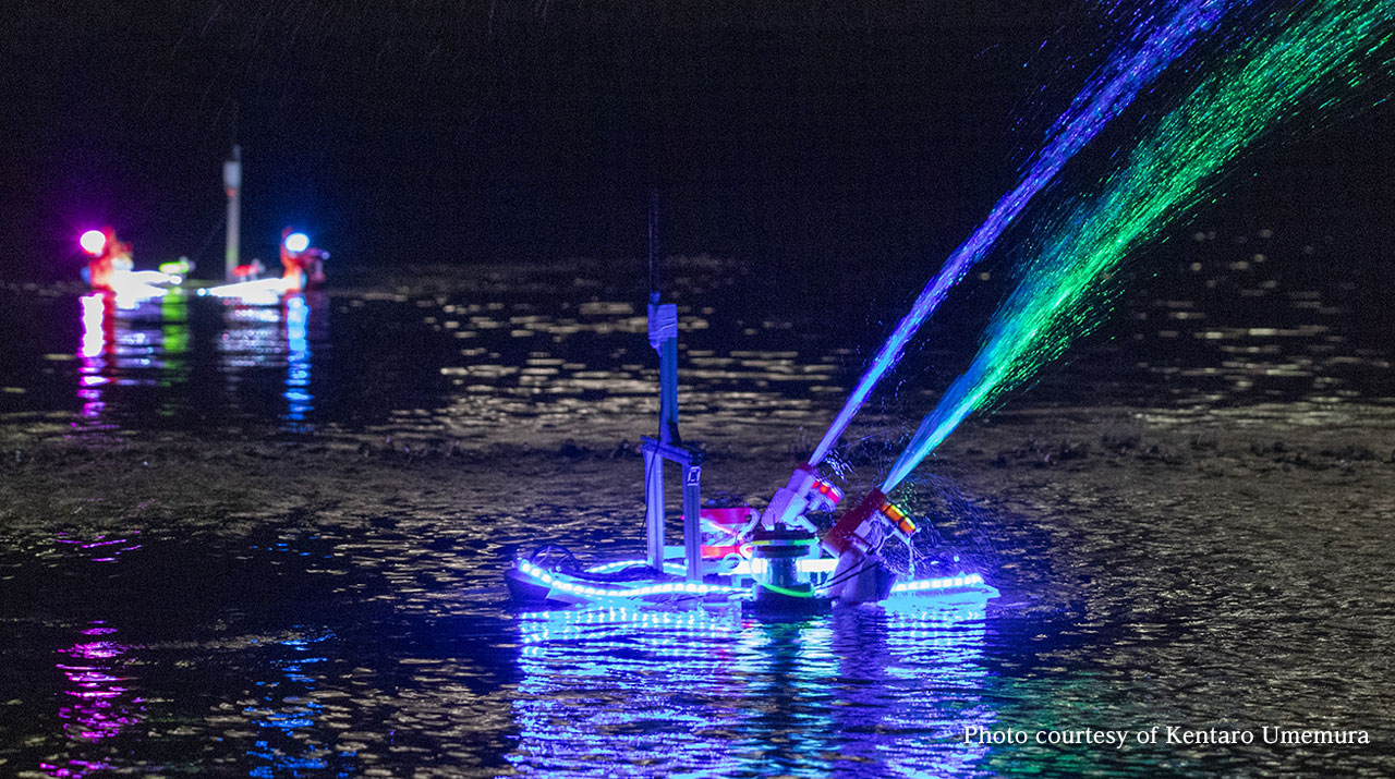 Tokyo Tech wins Best Performance Award at IFAC Marine Robots Night Festival