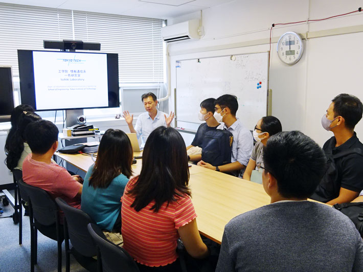 Visiting Isshiki Lab., School of Engineering