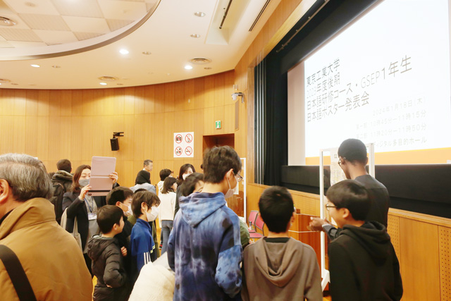 Intensive Japanese Course presentations at Multi-Purpose Digital Hall