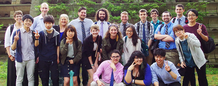 Group photo of UC and Tokyo Tech members