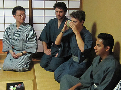 Tea ceremony and kimono experience