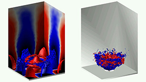Thermoacoustic instability: Direct numerical simulations in