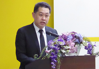 NSTDA President Narong Sirilertworakul giving closing address