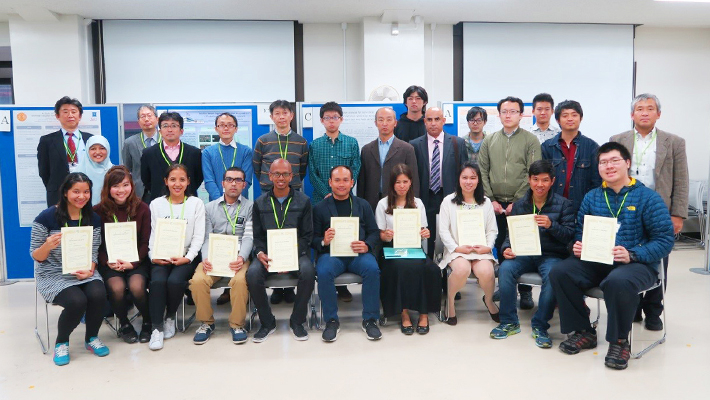 TAIST students with their certificates of program completion