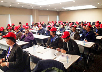 Photo 2. Briefing of Komatsu Ltd. at Ibaraki plant