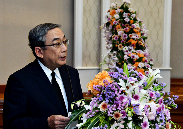 Opening remarks by Tokyo Tech President Yoshinao Mishima