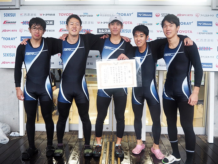 Tokyo Tech men's coxed four members