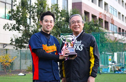 Score at end of final game and the winners' cup