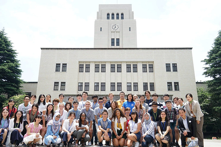 CAMPUS Asia Program & Summer Program participants with Tokyo Tech students