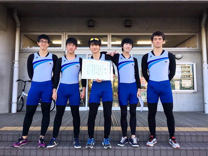 Tokyo Tech men's coxed four members