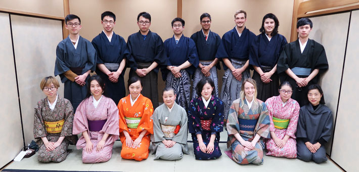 Tea ceremony and kimono experience