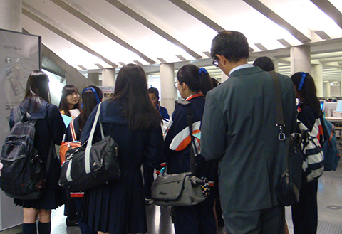 Ookayama Library tour