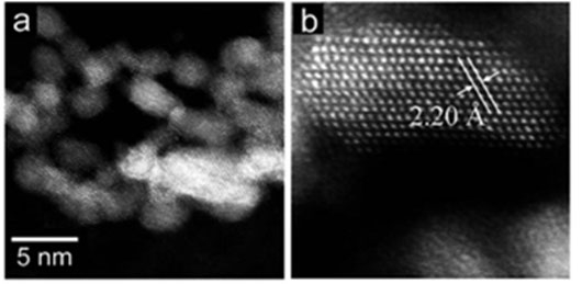 The microstructure of the Ru-NP catalyst