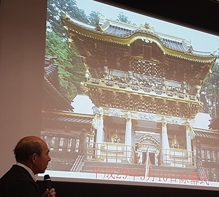 Yomeimon Gate at Nikko's Toshogu Shrine after restoration