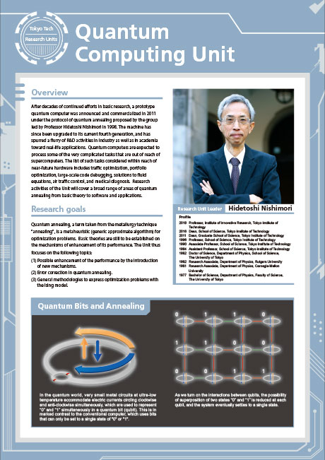 Quantum Computing Unit leaflet