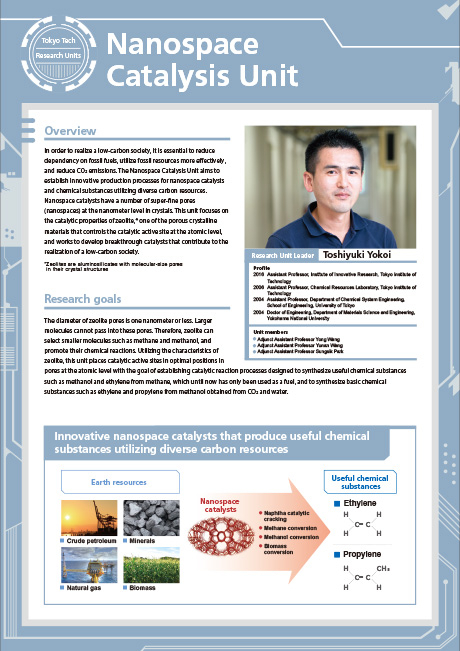 Nanospace Catalysis Unit leaflet