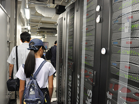 TSUBAME supercomputer tour