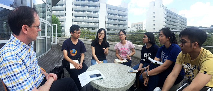 Autophagy planning meeting with TAs and OEDO staff on Suzukakedai Campus