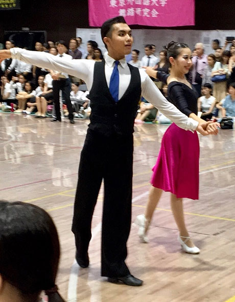 Akito Suzuki, 6th Academic Group, Natsumi Shiriishi, Sugino Fashion College, 6th in rumba for 1st-year students