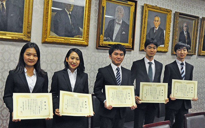 2018 Tokyo Tech Award for Student Leadership recipients