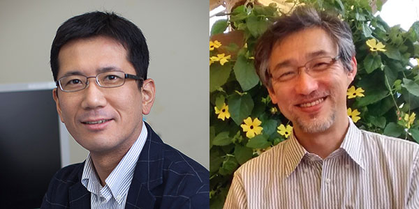 Prof. Yasuyuki Ohkawa of Kyushu University (left) and Prof. Hiroshi Kimura of Tokyo Tech