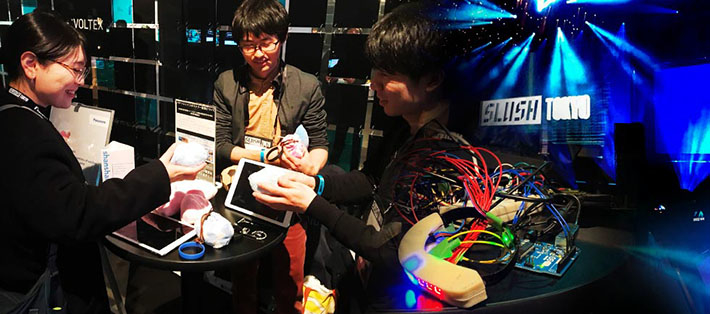 Engineering Design Project creations exhibited at Slush Tokyo 2019