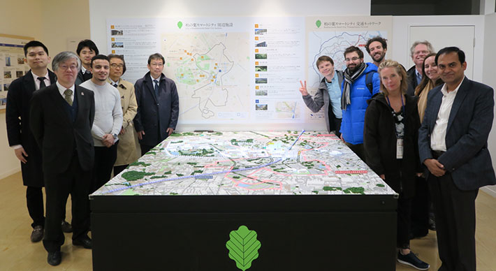 MIRAI Sustainability Workshop participants visit Kashiwa-no-ha Smart City