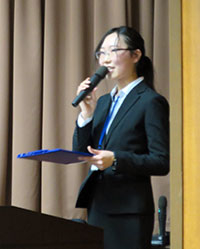 Chairperson Goto facilitating