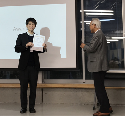 Student from Hitotsubashi University and Executive Vice President Mizumoto