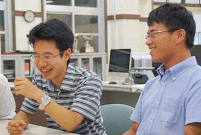 Mori (left), Mihara (right), Propeller Group