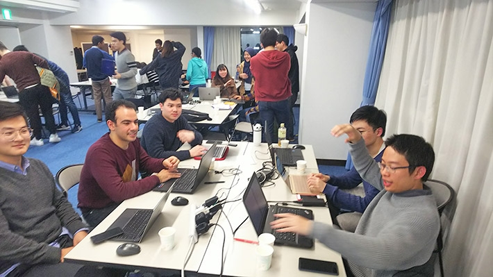 Finalization of presentations after dinner