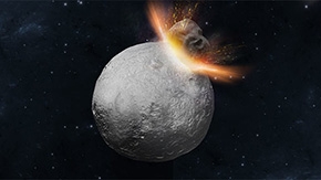 Uncovering the hidden history of a giant asteroid