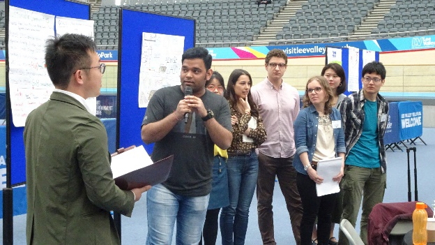 Final poster presentations convey key aspects of thoughtful solutions