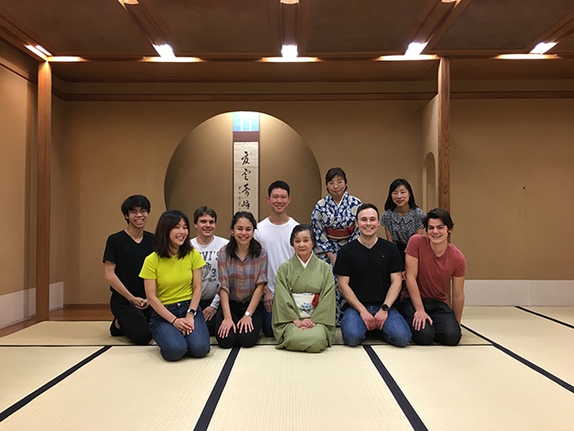SERP students with Grandmaster Takako Soma (center, front row)