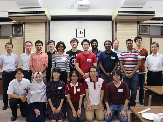 Farewell party with AOTULE students, host supervisors, program committee members