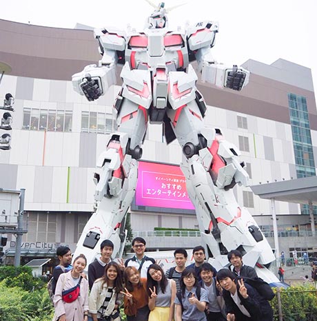 Weekend visit to Odaiba (Tokyo Bay area) with Tokyo Tech students