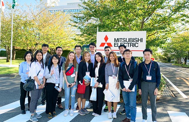 Visiting Mitsubishi Electric Corporation