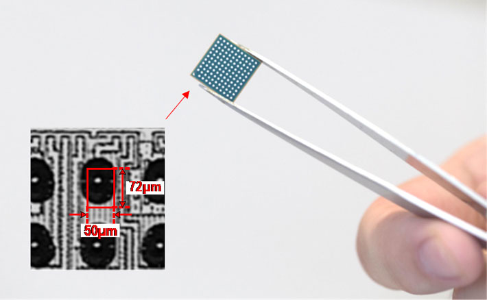 Figure 1. Photograph of a chip containing the proposed PLL