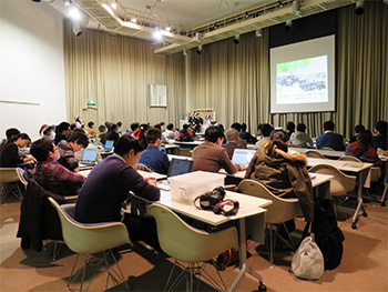 Audience focused during presentations