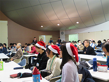 Audience focused during presentations