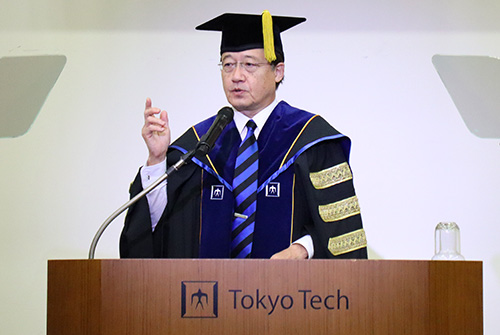 President Masu's congratulatory address