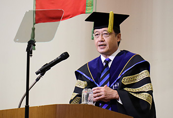 President Masu's congratulatory address