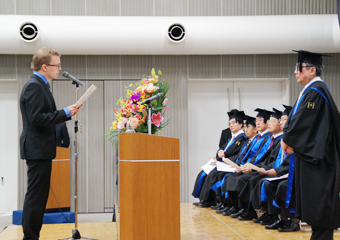 Address of the Representative of New Graduate Students